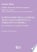 Il benessere degli animali negli allevamenti e la normativa europea