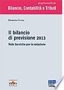 Il bilancio di previsione 2013