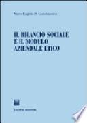 Il bilancio sociale e il modulo aziendale etico