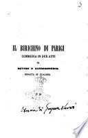 Il birichino di Parigi commedia in due atti
