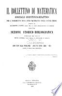 Il Bollettino di matematica