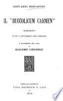 Il Buccolicum carmen