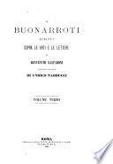 Il Buonarroti, scritti sopra le arti e le lettere, raccolti per cura di B. Gasparoni (E. Narducci).
