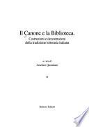 Il canone e la biblioteca