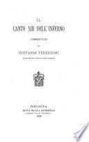 Il canto XIII dell'Inferno