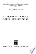 Il Capitale nelle teorie della distribuzione