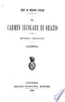 Il Carmen secolare di Orazio