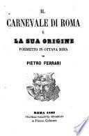 Il carnevale di roma e la sua origine