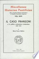 Il caso Fransoni e la politica ecclesiastica piemontese (1848-1850)