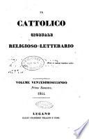 Il cattolico giornale religioso-letterario