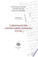 Il Chronicon Veronense di Paride da Cerea e dei suoi continuatori – III/2