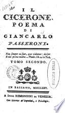 Il Cicerone, poema di Giancarlo Passeroni