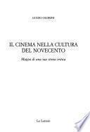 Il cinema nella cultura del Novecento