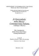 Il clavicembalo nella musica contemporanea italiana