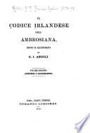 Il codice irlandese dell' Ambrosiana
