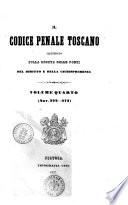 Il Codice penale toscano illustrato sulla scorta delle fonti del diritto e della giurisprudenza