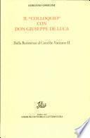 Il colloquio con don Giuseppe De Luca