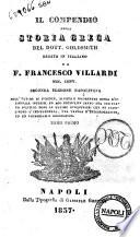 Il compendio della storia greca del dott. Goldsmith
