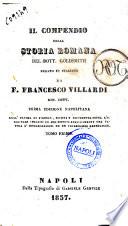 Il compendio della storia romana del dottor Goldsmith