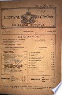 Il Comune di Genova bollettino municipale mensile