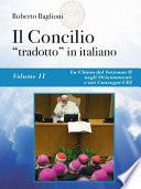 Il Concilio “tradotto” in italiano