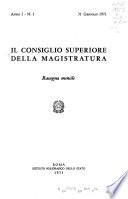 Il Consiglio superiore della magistratura