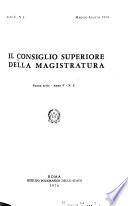 Il Consiglio superiore della magistratura