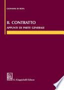 Il contratto. Appunti di parte generale