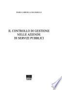 Il controllo di gestione nelle aziende di servizi pubblici