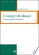 Il coraggio di educare