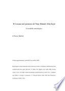 Il Corano nel pensiero di Nasr Hamid Abu Zayd: un modello semiologico.