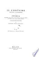 Il costume antico e moderno di tutti i popoli dell' Europa. Il costume degli abitani delle isole Britanniche (etc.)
