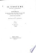 Il costume antico e moderno, o: Storia del governo, della milizia, della religione, delle arti, scienze ed usanze di tutti i popoli antichi e moderni