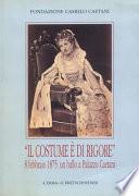 Il costume è di rigore