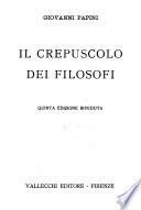 Il crepuscolo dei filosofi
