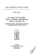 Il culto di san Zeno nella liturgia medioevale fino al secolo XII