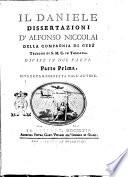 Il Daniele Dissertazioni D Alfonso Niccolai