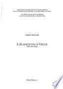 Il De architectura di Vitruvio