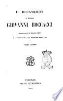 Il Decameron di messer Giovanni Boccacci