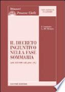 Il decreto ingiuntivo nella fase sommaria