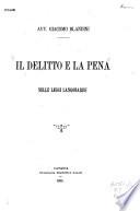 Il delitto e la pena nelle leggi langobarde