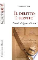 Il delitto è servito,i menu di Agatha Christie