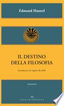 Il destino della filosofia