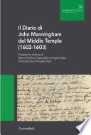 Il Diario di John Manningham del Middle Temple (1602-1603)