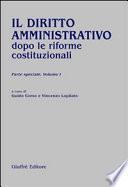Il diritto amministrativo dopo le riforme costituzionali