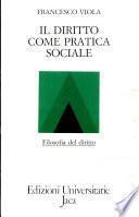 Il diritto come pratica sociale