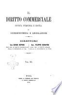 Il diritto commerciale rivista periodica e critica di giurisprudenza e legislazione