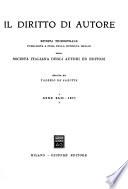 Il Diritto di autore
