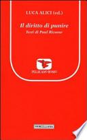 Il diritto di punire