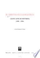 Il diritto ecclesiastico